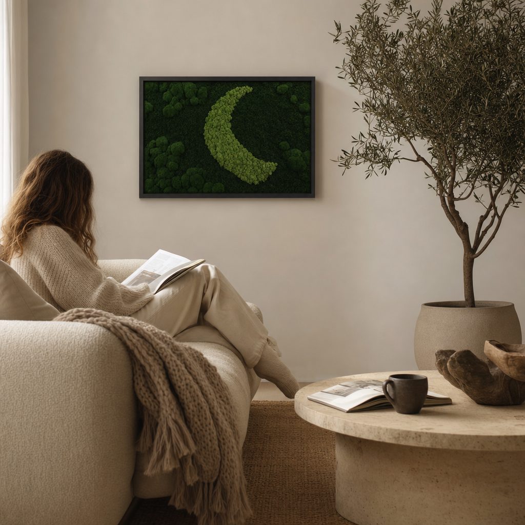Luna III in a room