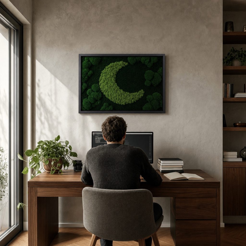 Luna IV in a room