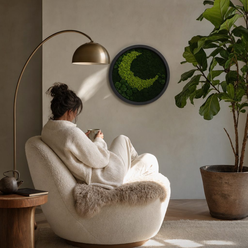 Luna VII in a room