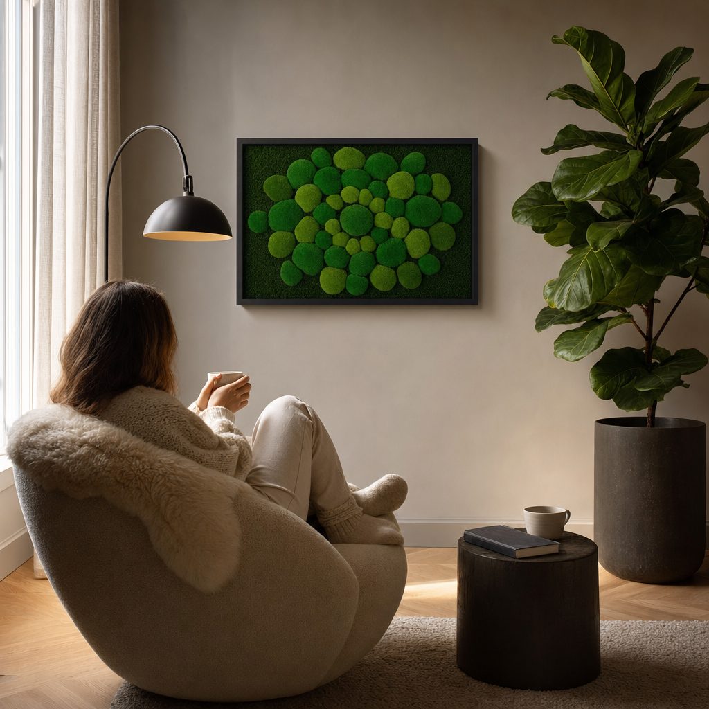 Mandala II in a room