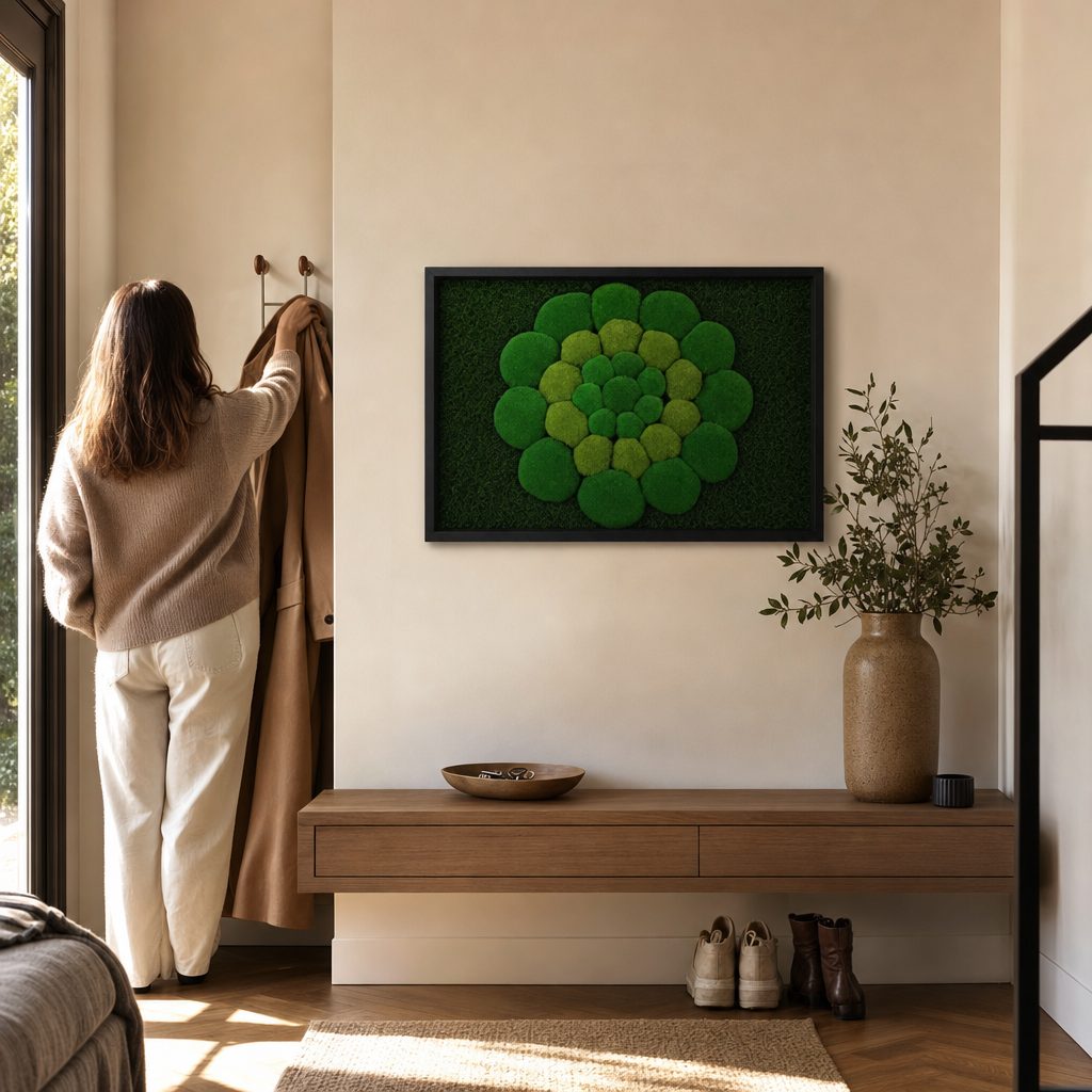 Mandala III in a room