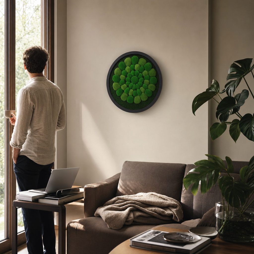 Mandala VI in a room