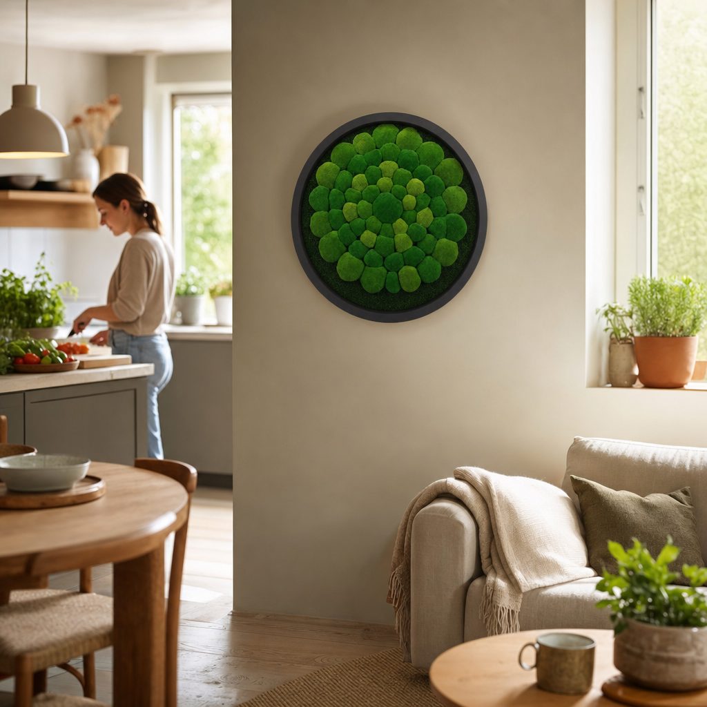 Mandala VII in a room