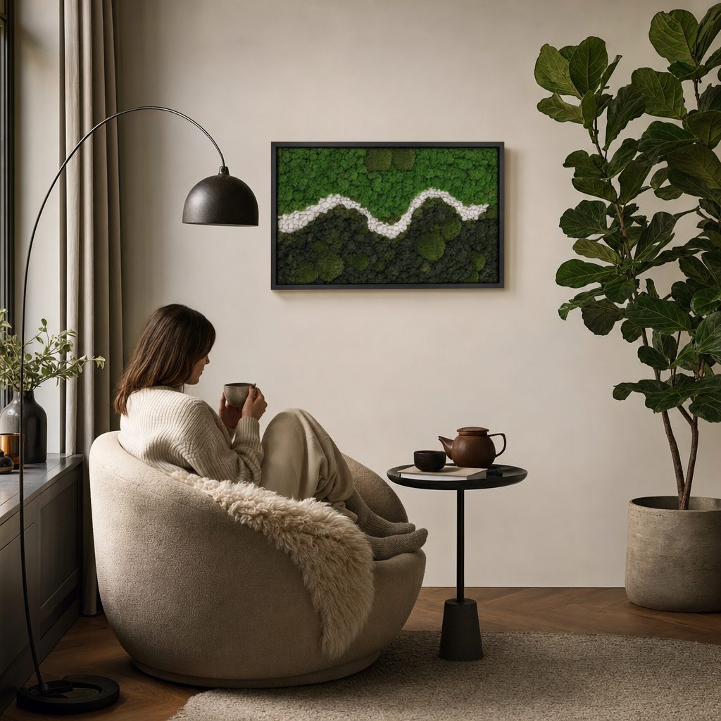 Meander I in a room