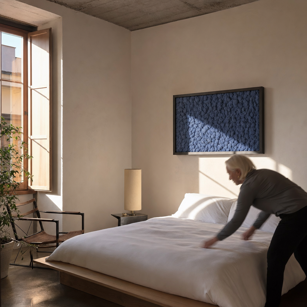 Tundra Cobalt in a room